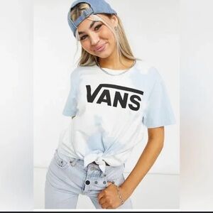 Vans Tie Dye cropped t-shirt size small